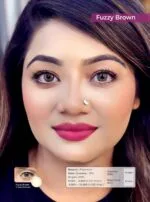 Fuzzy Brown Colored Contact Lenses- Angelsoft!