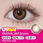 UYAAI NANALAM BROWN Pretty Look Contact Lenses!