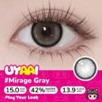 UYAAI MIRAGE GREY  Pretty Look Contact Lenses!