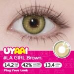 UYAAI LA GIRL BROWN  Pretty Look Contact Lenses!