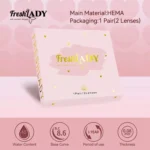 Freshlady Glassball Green Natural Color Contact Lens in Bangladesh. - Image 2