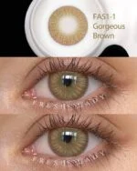 Freshlady Gorgeous Brown Natural Color Contact Lens in Bangladesh. - Image 2