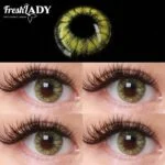 Freshlady Glassball Green Natural Color Contact Lens