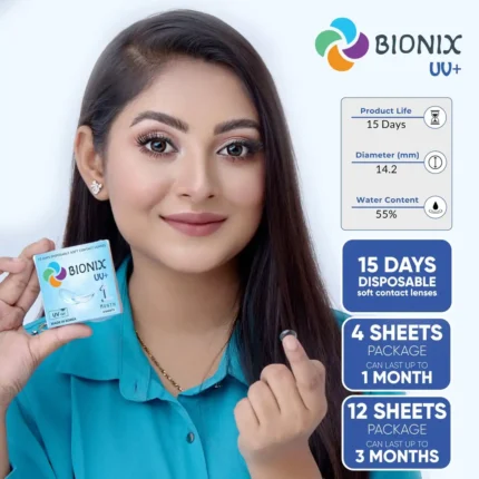 Bionix Transparent Contact Lens | Monthly Usable