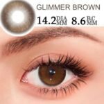 Freshlady Glimmer Brown Contact Lens