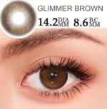 Freshlady Glimmer Brown Contact Lens