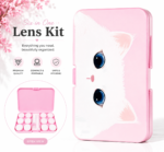 Blue Eyes Kitty 6-in-1 Premium Contact Lens Kit Box