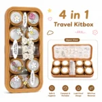 Vintage Bear Brown 4 In 1 Contact Lens Travel Kitbox