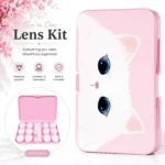 Blue Eyes Kitty 6-in-1 Premium Contact Lens Kit Box