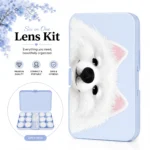 Snow Puppy Blue 6-in-1 Premium Contact Lens Kit Box