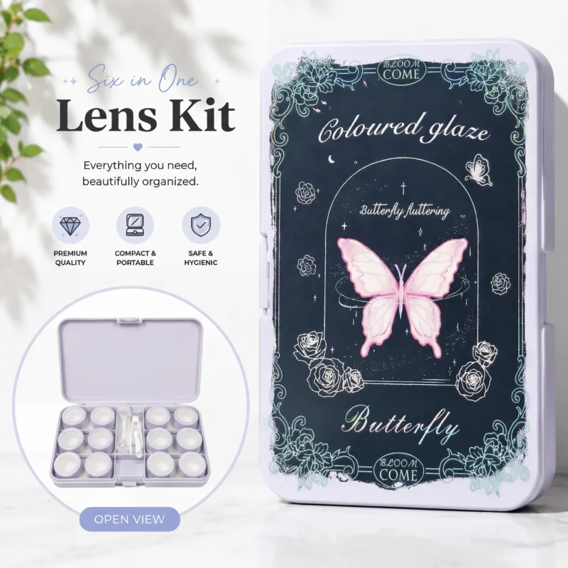 Dream Butterfly 6-in-1 Premium Contact Lens Kit Box
