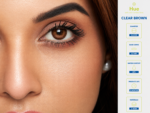 Hue Clear Brown Contact Lens