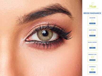 Hue Beige Radiance Contact Lens