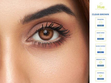 Hue Clear Brown Contact Lens
