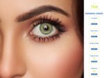 Hue Morning Green Contact Lens