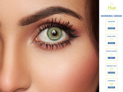 Hue Morning Green Contact Lens