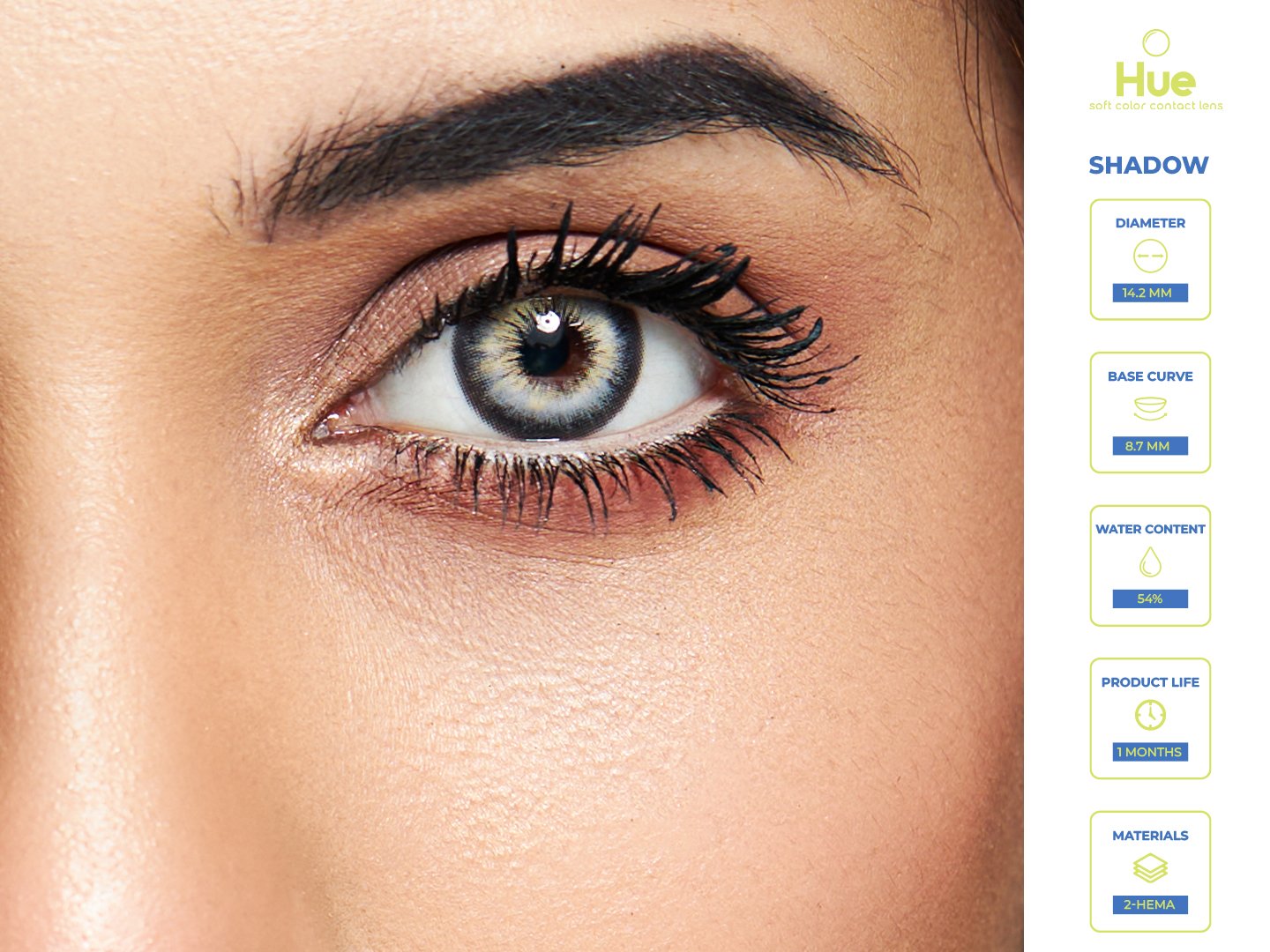 The Hue Shadow Hue Shadow Contact Lens