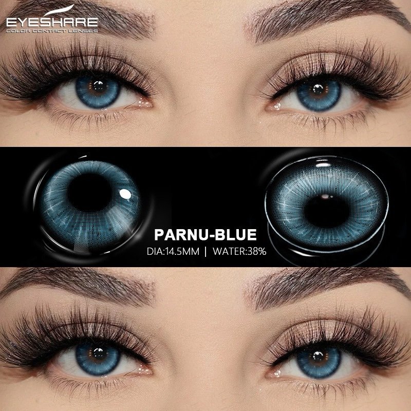 6928a76d-ae11-4106-8b4e-c9ba18f232cd EYESHARE Parnu Blue Contact Lens - Image 1
