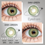 EYESHARE Siam Green Contact Lens