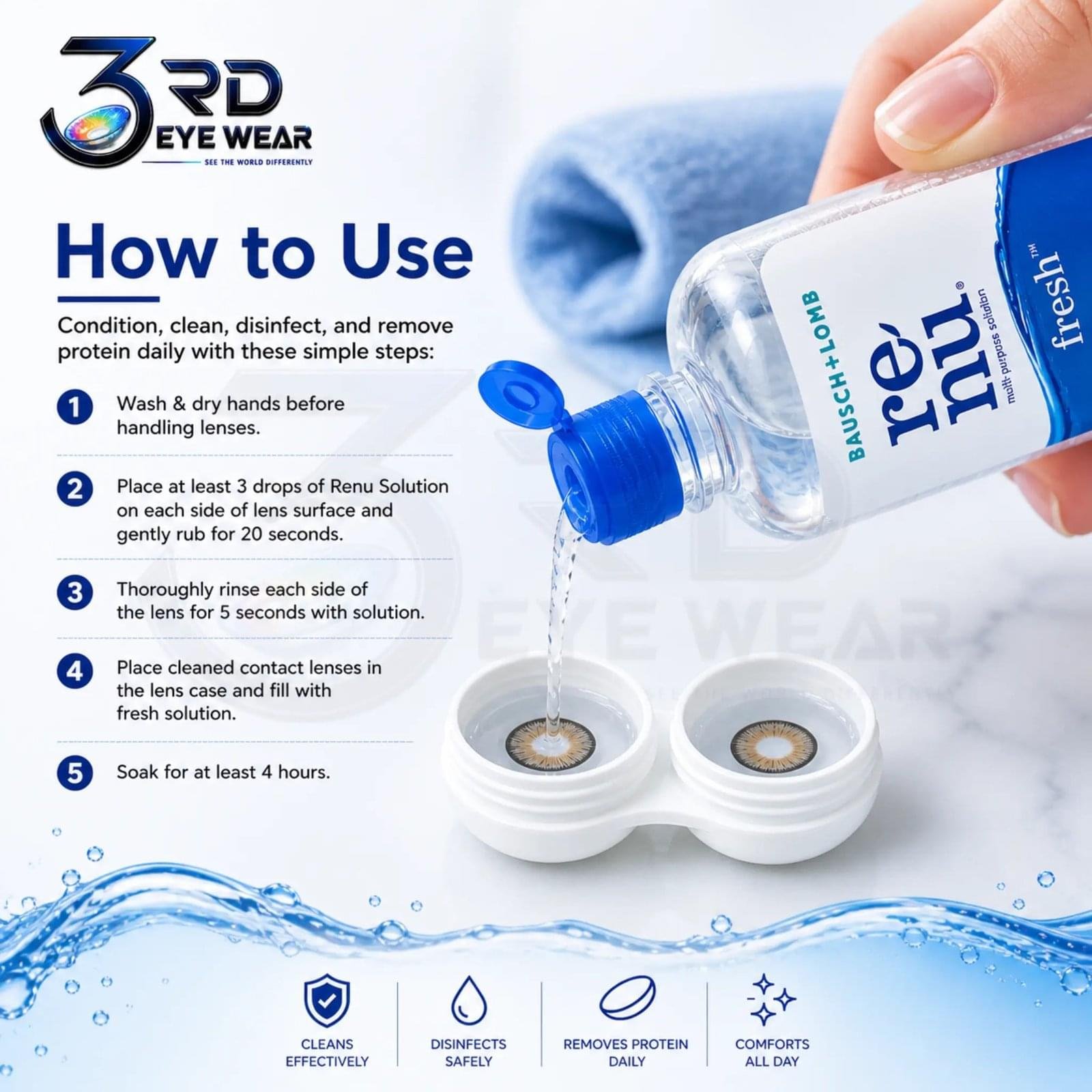 img_5727-2 Bausch + Lomb 355ml Renu Fresh Multi-Purpose Solution – Maximum Value Pack - Image 1
