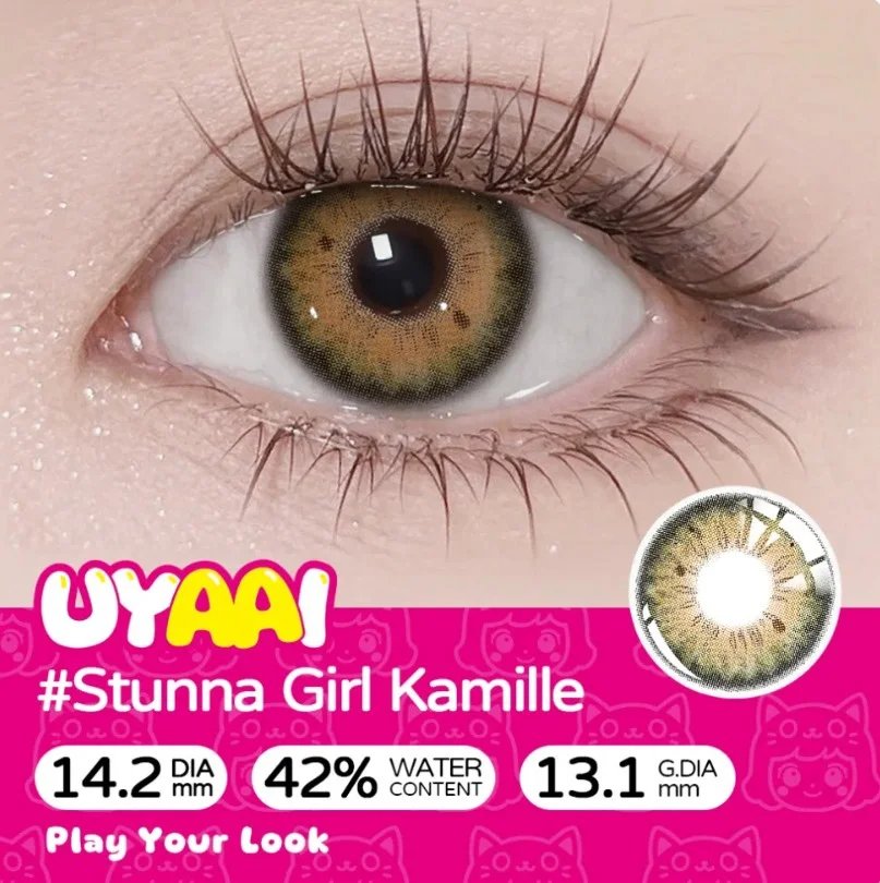 UYAAI Stunna Girl Kamile Color Lens | Available with Power Lens | New Arrival - Image 1
