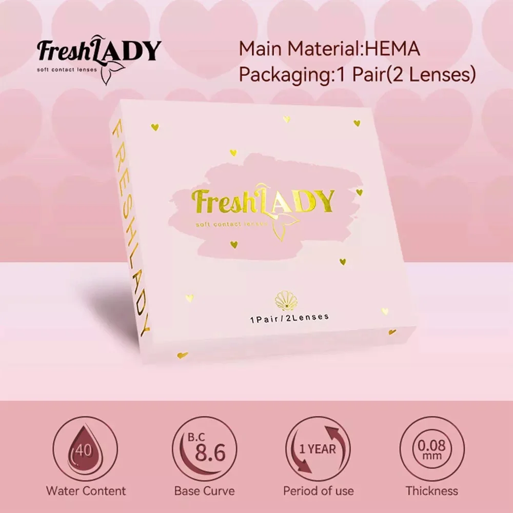 Freshlady Polarlight Brown Colored Contact Lens in Bangladesh - Image 4