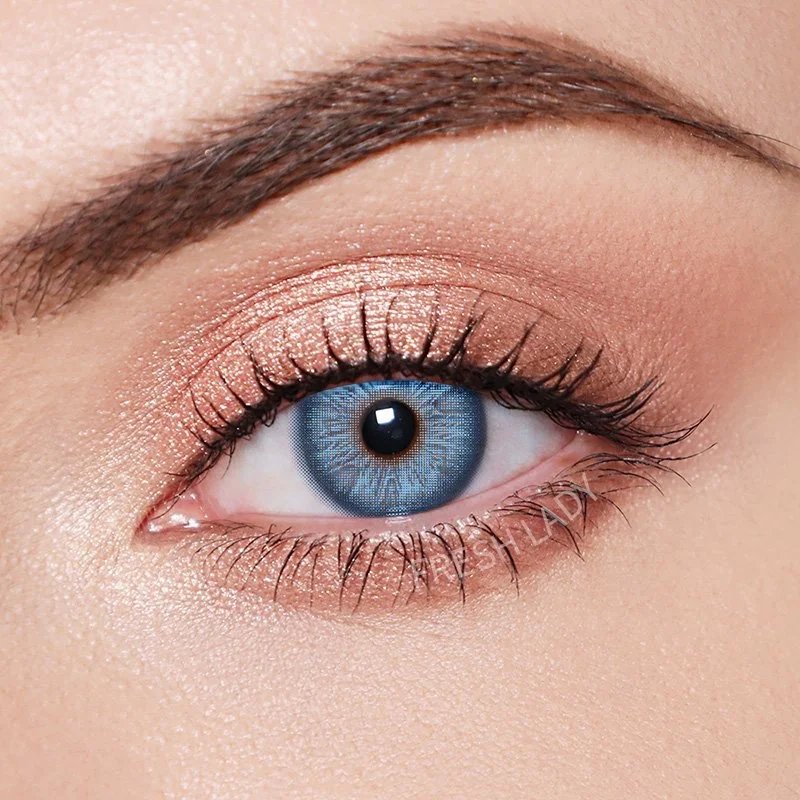 Freshlady I Heart Blue Contact Lens
