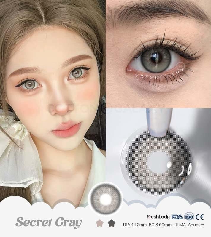 Freshlady Secret Grey Contact Lens