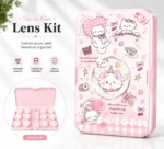 Pink Angel Kitty 6-in-1 Premium Contact Lens Kit Box
